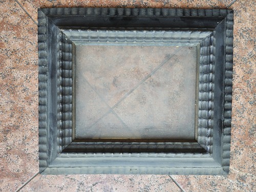Cornice antica ebanizzata - cornice,