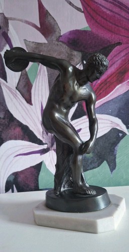 Antica statua discopolo - statua, di