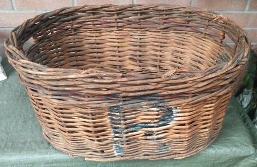 Cesta vimini antica fine - cesta,