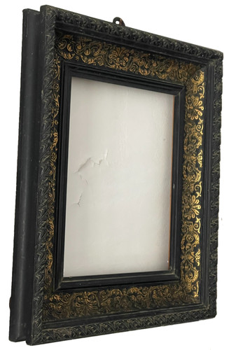 Antica cornice legno nera e - cornice,