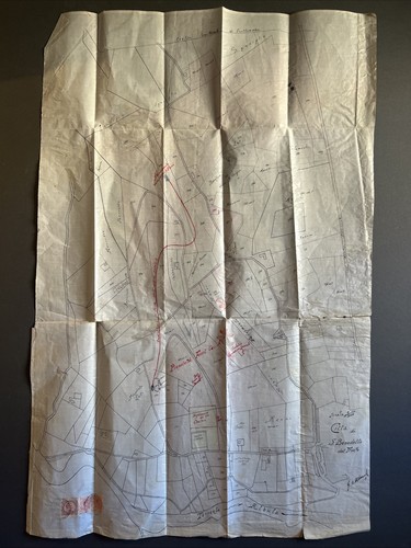 Antica mappa catasto san - antica,