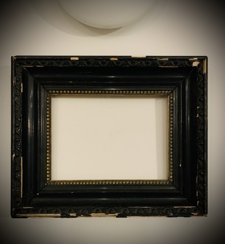 Cornice antica ebanizzata - cornice,