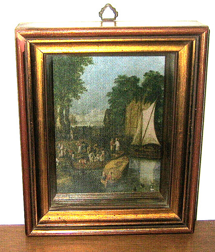 Stampa antica miniatura del - stampa,