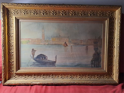 Quadro antico acquerello - quadro, antico;acquerello