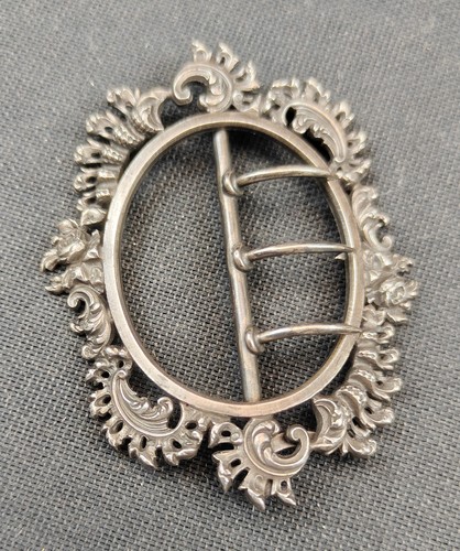 Antica fibbia argento - in,