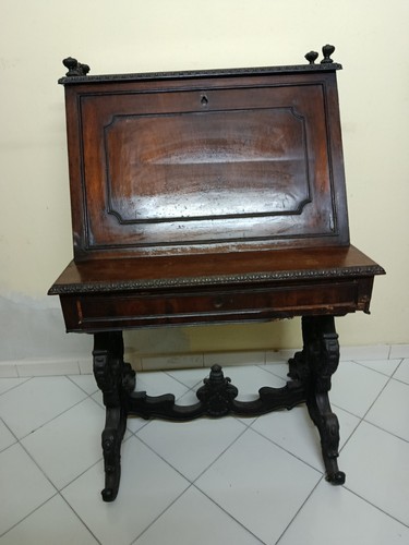 Antico scrittoio ribalta - scrittoio, a