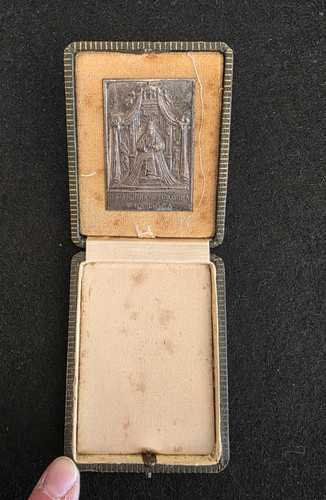Antica placca religiosa santa - antica,