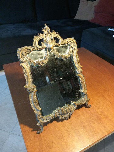 Specchio antico bronzo - specchio, in