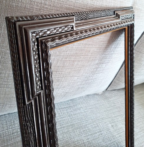 Cornice antica ebanizzata - cornice,